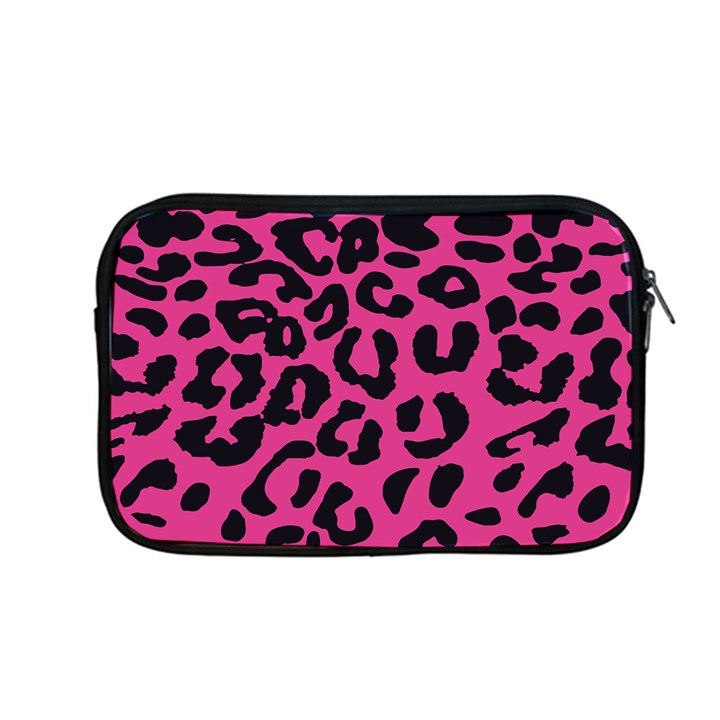 Leopard Print Jaguar Dots Pink Apple MacBook Pro 13  Zipper Case