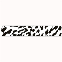 Leopard Print Black And White Draws Small Bar Mat by ConteMonfreyShop