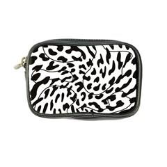 Leopard Print Black And White Draws Coin Purse by ConteMonfreyShop