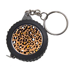 Leopard  Spots Brown White Orange Measuring Tape by ConteMonfreyShop