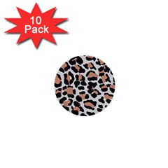 Leopard Print  1  Mini Button (10 Pack)  by ConteMonfreyShop