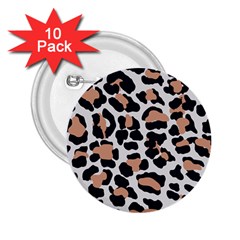 Leopard Print  2 25  Button (10 Pack) by ConteMonfreyShop