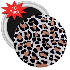 Leopard Print  3  Magnet (10 Pack) by ConteMonfreyShop