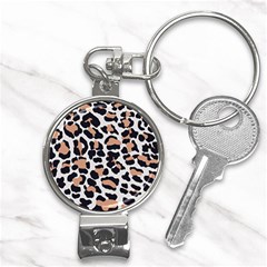 Leopard Print  Nail Clippers Key Chain