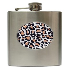 Leopard Print  Hip Flask (6 Oz) by ConteMonfreyShop