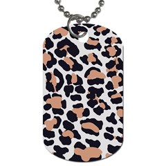 Leopard Print  Dog Tag (two Sides) by ConteMonfreyShop