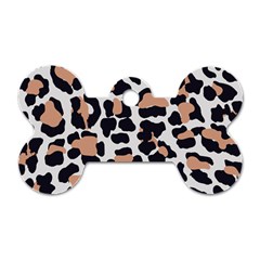 Leopard Print  Dog Tag Bone (one Side) by ConteMonfreyShop