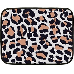 Leopard Print  Fleece Blanket (mini) by ConteMonfreyShop