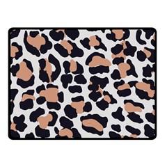 Leopard Print  Fleece Blanket (small) by ConteMonfreyShop