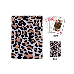 Leopard Print  Playing Cards Single Design (mini) by ConteMonfreyShop