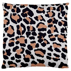 Leopard Print  Large Cushion Case (one Side) by ConteMonfreyShop