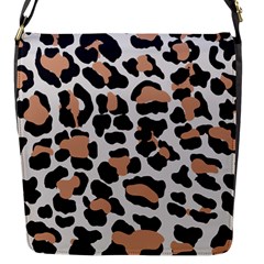 Leopard Print  Flap Closure Messenger Bag (s) by ConteMonfreyShop