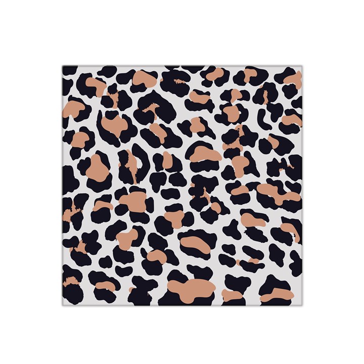 Leopard Print  Satin Bandana Scarf 22  x 22 