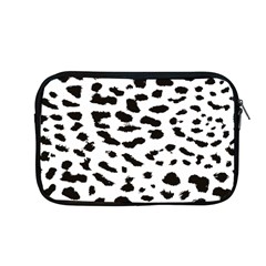 Leopard Print Jaguar Dots Black And White Apple Macbook Pro 13  Zipper Case by ConteMonfreyShop