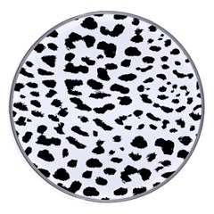 Leopard Print Jaguar Dots Black And White Wireless Fast Charger(white) by ConteMonfreyShop