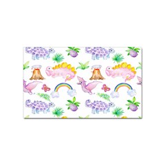 Dinosaurs Are Our Friends  Sticker (rectangular) by ConteMonfreyShop