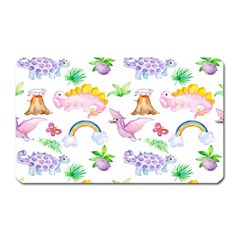 Dinosaurs Are Our Friends  Magnet (rectangular) by ConteMonfreyShop