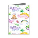 Dinosaurs Are Our Friends  Mini Greeting Card Left