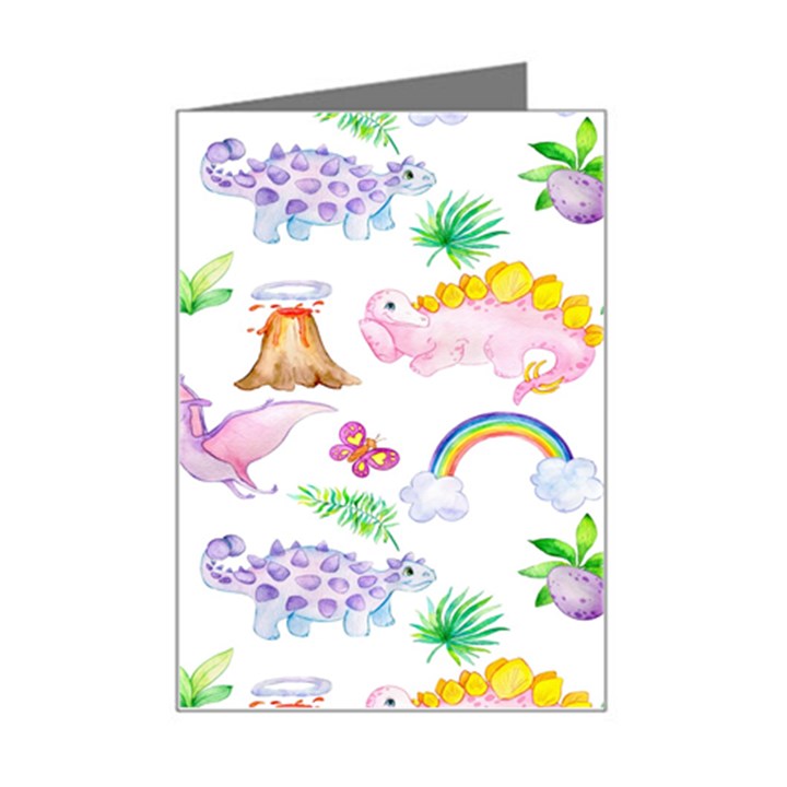 Dinosaurs Are Our Friends  Mini Greeting Card