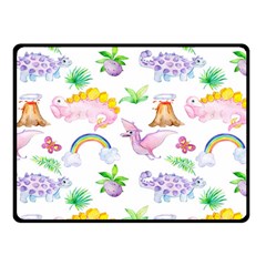 Dinosaurs Are Our Friends  Fleece Blanket (small) by ConteMonfreyShop