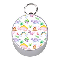 Dinosaurs Are Our Friends  Silver Compass (mini) by ConteMonfreyShop