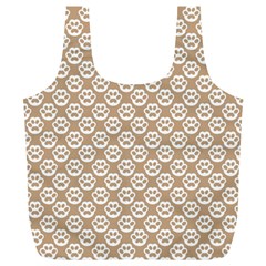 Brown Little Paws - Cute Cat Lover  Full Print Recycle Bag (xl) by ConteMonfreyShop