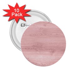 Pink Wood 2 25  Button (10 Pack) by ConteMonfreyShop