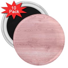 Pink Wood 3  Magnet (10 Pack) by ConteMonfreyShop