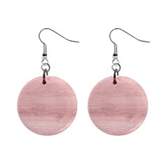 Pink Wood Mini Button Earrings by ConteMonfreyShop