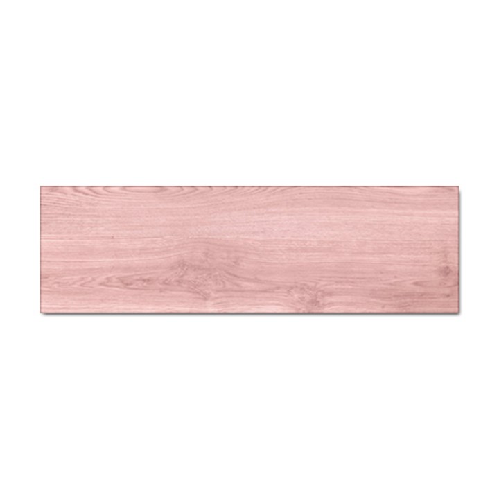 Pink Wood Sticker (Bumper)