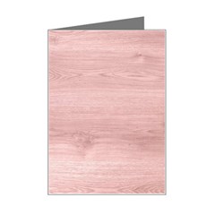 Pink Wood Mini Greeting Card by ConteMonfreyShop