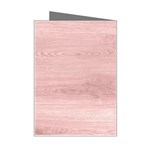 Pink Wood Mini Greeting Card Right