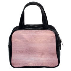 Pink Wood Classic Handbag (two Sides) by ConteMonfreyShop