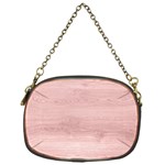 Pink Wood Chain Purse (One Side) Front