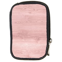 Pink Wood Compact Camera Leather Case by ConteMonfreyShop