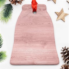 Pink Wood Ornament (bell) by ConteMonfreyShop