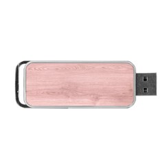 Pink Wood Portable Usb Flash (one Side) by ConteMonfreyShop