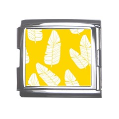 Yellow Banana Leaves Mega Link Italian Charm (18mm) by ConteMonfreyShop