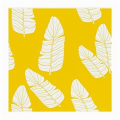 Yellow Banana Leaves Medium Glasses Cloth by ConteMonfreyShop