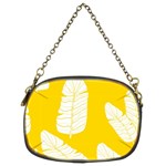 Yellow Banana Leaves Chain Purse (Two Sides) Front