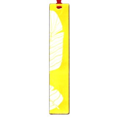 Yellow Banana Leaves Large Book Mark by ConteMonfreyShop