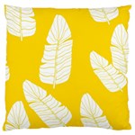 Yellow Banana Leaves Standard Flano Cushion Case (Two Sides) Front