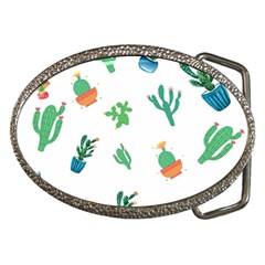 Among Succulents And Cactus  Belt Buckle by ConteMonfreyShop