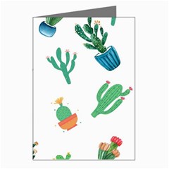 Among Succulents And Cactus  Greeting Cards (pkg Of 8) by ConteMonfreyShop