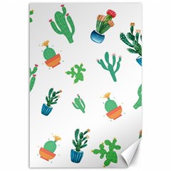 Among Succulents And Cactus  Canvas 12  X 18  by ConteMonfreyShop