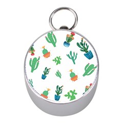 Among Succulents And Cactus  Silver Compass (mini) by ConteMonfreyShop