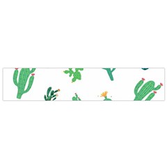 Among Succulents And Cactus  Small Flano Scarf by ConteMonfreyShop