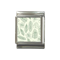 Banana Leaves Draw   Italian Charm (13mm) by ConteMonfreyShop