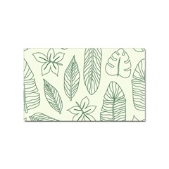 Banana Leaves Draw   Sticker (rectangular) by ConteMonfreyShop