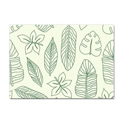 Banana Leaves Draw   Sticker A4 (100 Pack) by ConteMonfreyShop